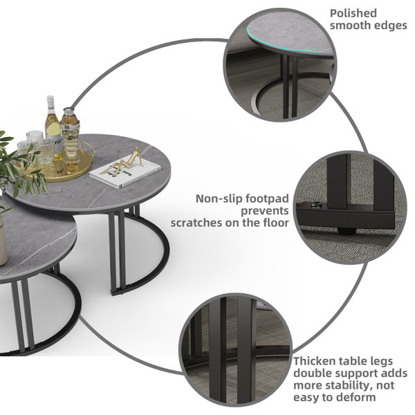 Ivy Bronx Jakesha Nesting Coffee Table | Wayfair